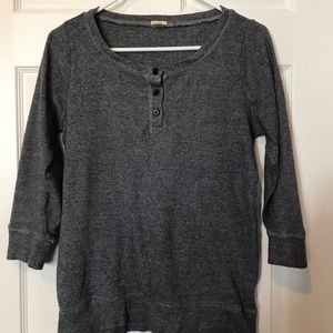 J Crew three-quarter length sleeved shirt